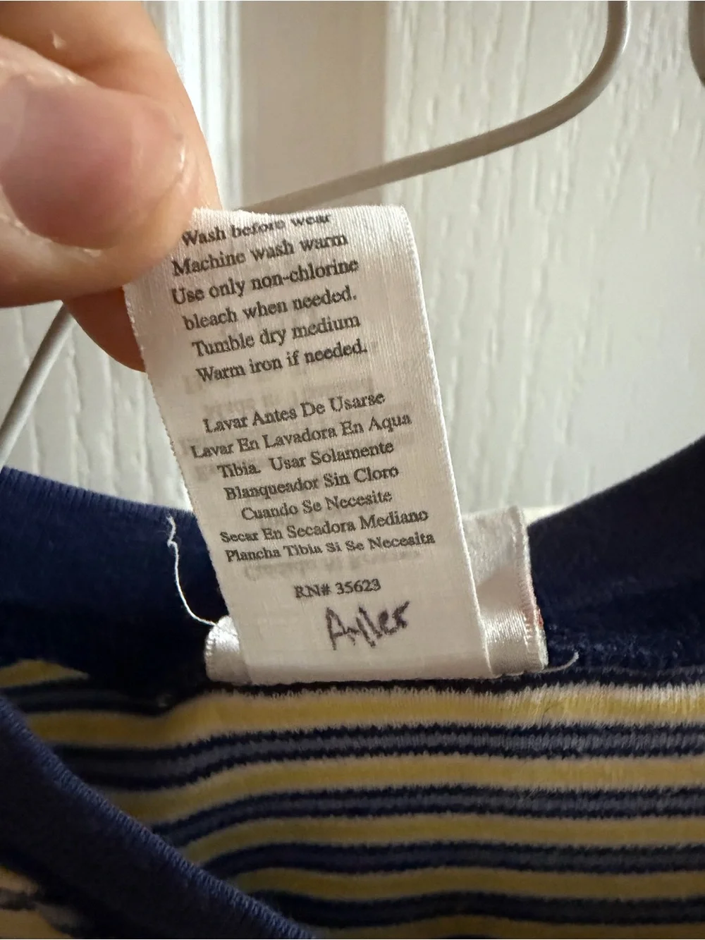 Carters vintage Y2K striped onesie with snap shoulder